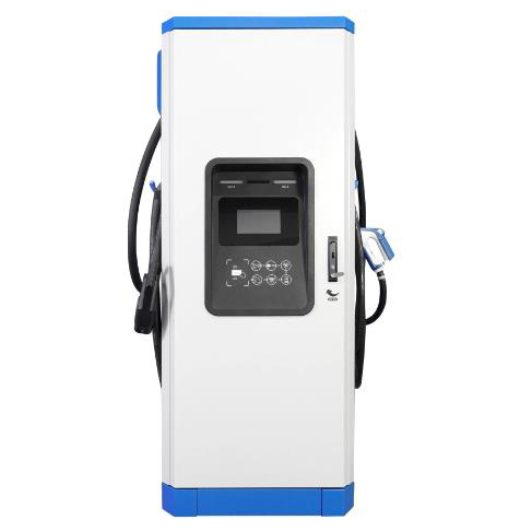 120kw DC Fast EV အားသွင်းကိရိယာ Public Charging Station Ocpp 2.0 CCS Gbt Chademo 