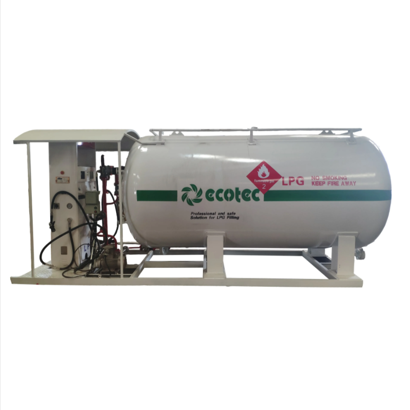 Ecotec LPG FILLING SKID STATION 100CBM با ترازو پرکن