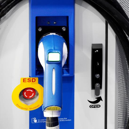 CCS Split Cabinet DC-Schnellladeger&auml;t f&uuml;r Elektrofahrzeuge, bodenmontierte 30-kW-DC-Ladestation