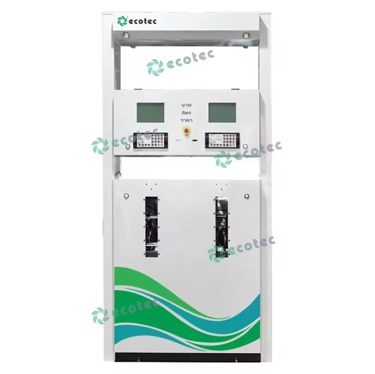 Ecotec E244 گیسولین فیول پمپ ڈسپنسر گیس اسٹیشن فیول ڈسپنسر مشین ایل ای ڈی لائٹ کے ساتھ