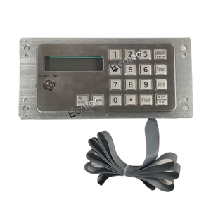 Ecotec Brandstofdispenser Onderdelentoetsenbord Metalen toetsenbord met wit display voor Brandstofdispenser M1