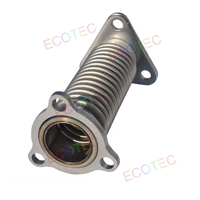Tubo flex&iacute;vel de flange de a&ccedil;o inoxid&aacute;vel Ecotec para dispensador de combust&iacute;vel de esta&ccedil;&atilde;o de &oacute;leo