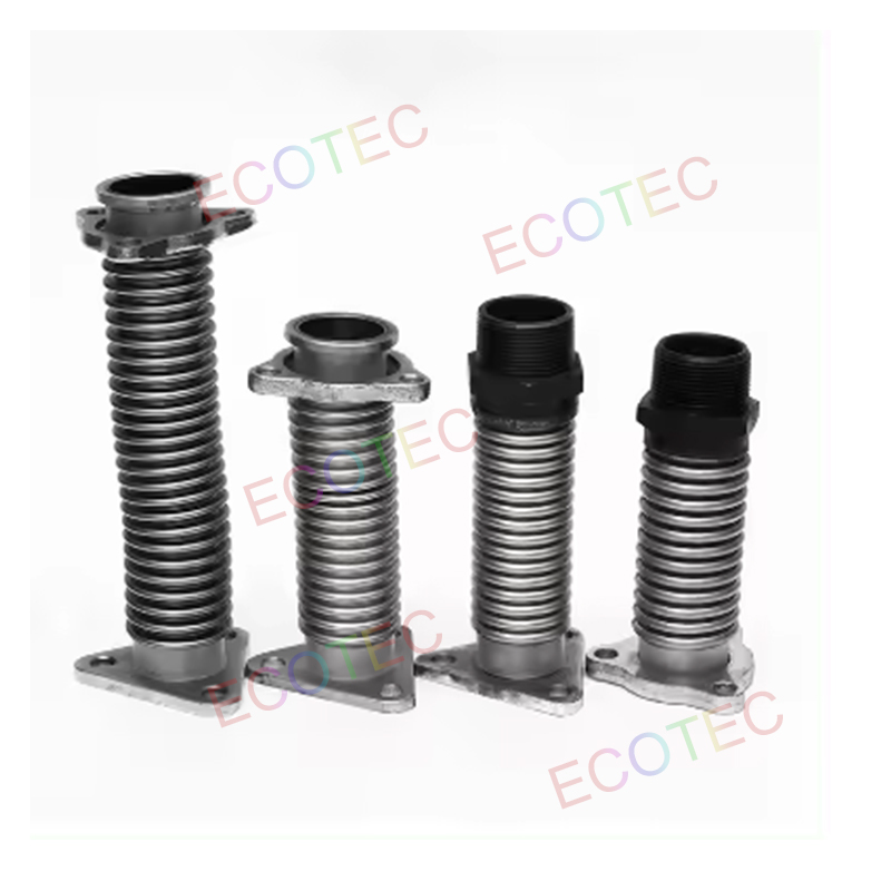 آئل سٹیشن فیول ڈسپنسر کے لیے مردانہ دھاگے میں Ecotec سٹینلیس سٹیل کا فلینج لچکدار پائپ