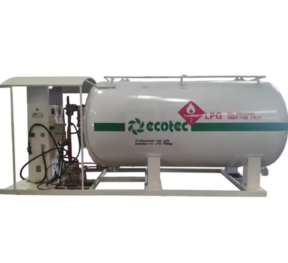 Lpg Skid Station พร้อมเครื่องจ่าย LPG สำหรับรถยนต์และถังแก๊ส