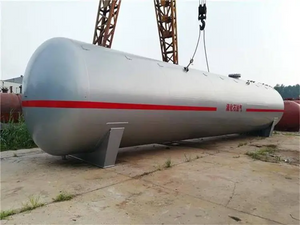 10 ton 20 CBM LPG over jorden lagertank til flydende olie og gas Fuldautomatisk svejse-LPG-tank