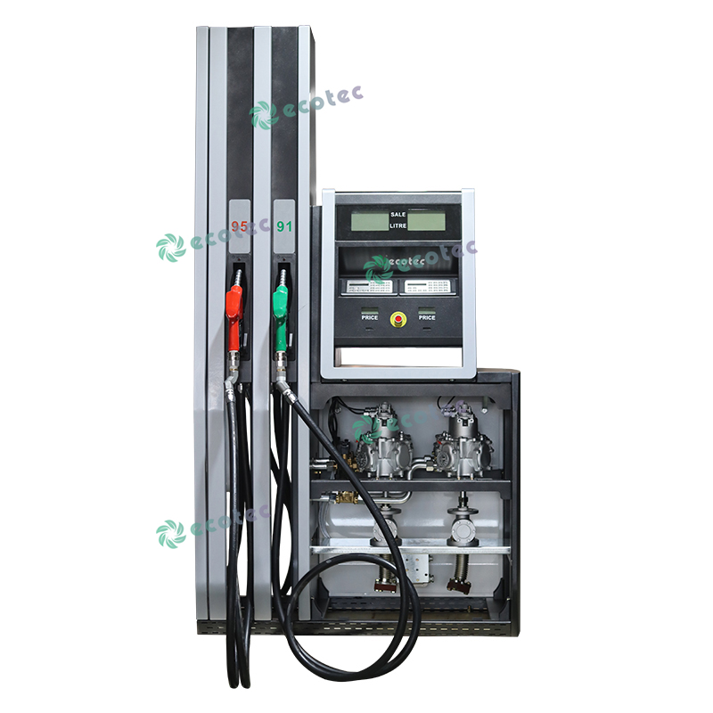 Dispensador de combustible tipo Wayne Ecotec, dispensador de combustible de 4 boquillas, funciona con sistema Fuelplus