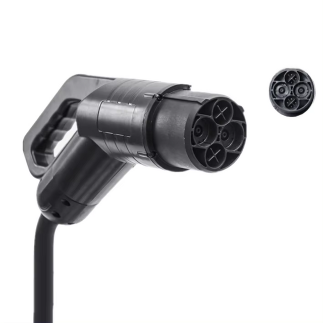 Ecotec DC CHAdeMO-aansluiting ev snellaaierprop vir EV-laaier 125A 200A 5 meter kabel