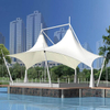 200-500㎡ Rainproof Fireproof Flame Retardant Gas Station Membrane Structure Canopy na may Pagkakabit at Transportasyon