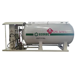 5CBM LPG Skid LPG Station พร้อมตู้ LPG ก๊าซปิโตรเลียมเหลวปั๊ม LPG TANK 2.5Ton