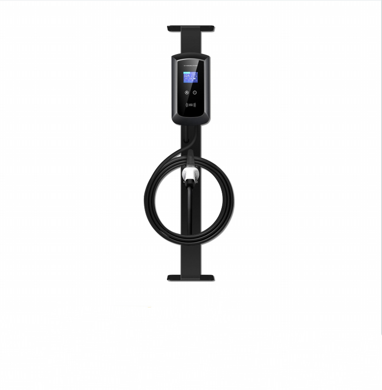 LED ডিসপ্লে AC 240V AC চার্জার সহ 22kW কলাম টাইপ বৈদ্যুতিক যানবাহন চার্জার