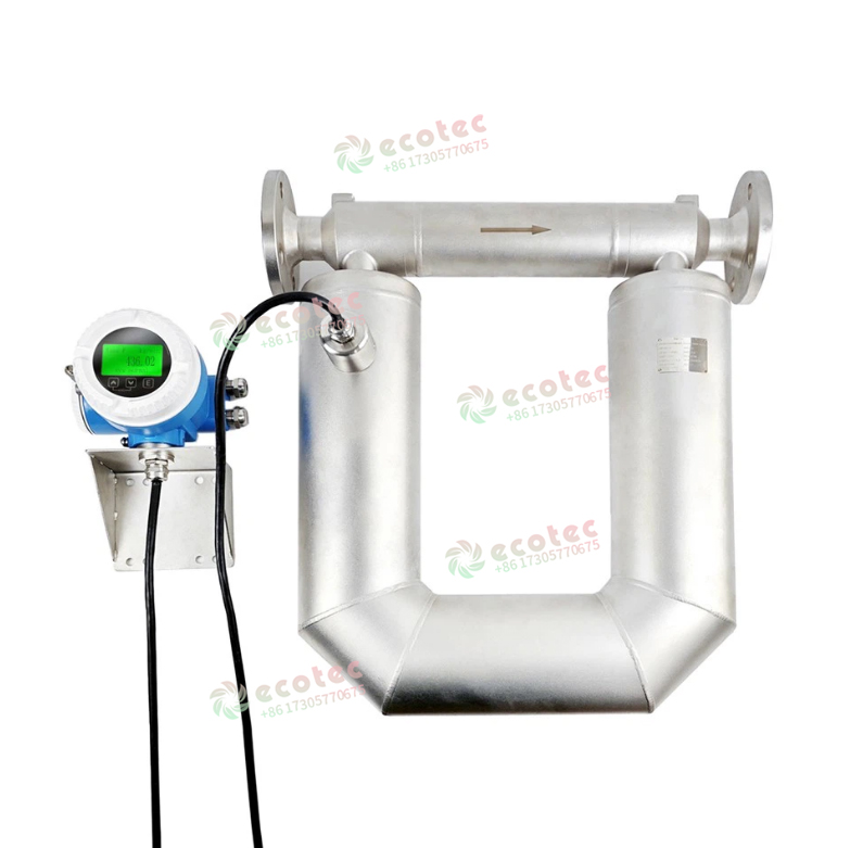 ECOTEC 220V Dn02mm 高精度のステンレス鋼のコリオリ燃料メーター Lng LPG