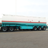 Trela ​​ya Tangi la Mafuta ya Alumini ya Chuma cha pua 3 Axle 4 Compartment Dizeli Lori la Tengi la Mafuta ya Petroli