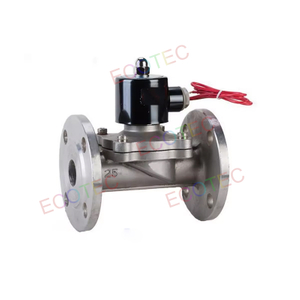 Benzin İstasyonu LC Akış &Ouml;l&ccedil;er i&ccedil;in Ecotec Paslanmaz &Ccedil;elik Flanşlı Solenoid Valf