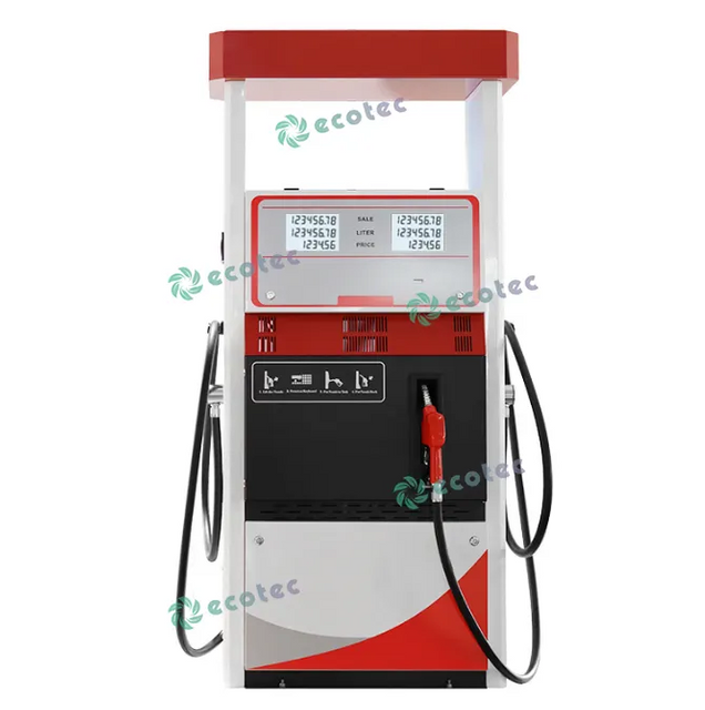 El dispensador de combustible Ecotec Tatsuno tipo dos boquillas se puede conectar con Fuelplus