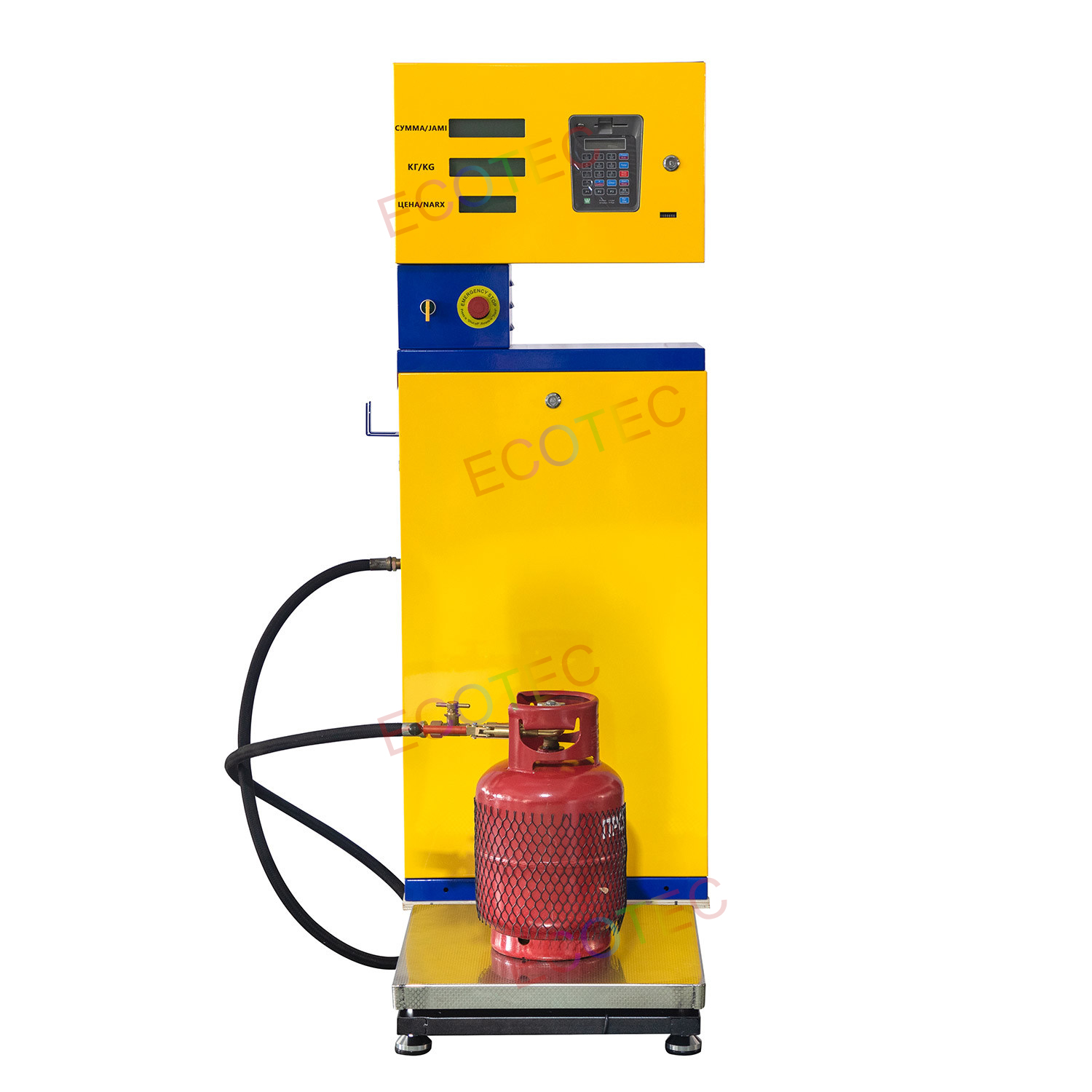 Ecotec LPG Skid Station ជាមួយនឹងមាត្រដ្ឋានបំពេញ LPG សម្រាប់ស្ថានីយ៍ប្រេងឥន្ធនៈ