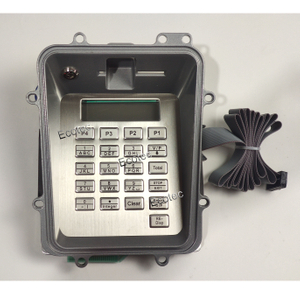 أجزاء موزع الوقود من Ecotec لوحة مفاتيح معدنية بيضاء مع زر إعداد مسبق لموزع الوقود M3 