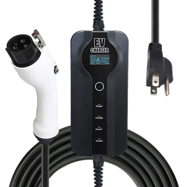 Home ac ev patina 11kw 16a Type 2 EVSE murus portatilis ascendens stationes