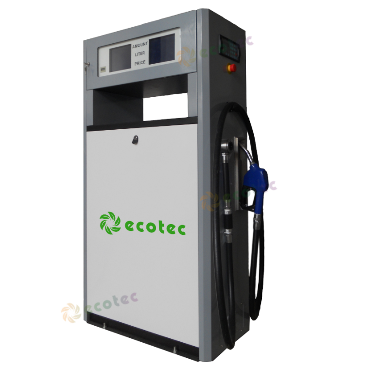 Ecotec Brandstofdispenser met enkele pomp en enkel mondstuk AG112 met printer