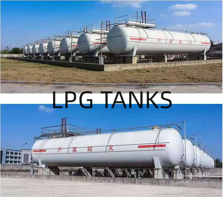 20 ton 40 kubieke meter VPG-opgaartenk Vloeibare Petroleum Gas Tenk VPG-stasie