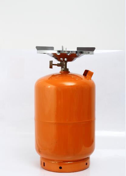 48KG የብረት ቁሳቁስ ባዶ LPG ሲሊንደር በምድጃ ውስጥ ለሽያጭ ዝግጁ ነው።