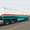 Trela ​​ya Tangi la Mafuta ya Alumini ya Chuma cha pua 3 Axle 4 Compartment Dizeli Lori la Tengi la Mafuta ya Petroli