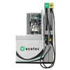 Distribuidor de combust&iacute;vel de quatro bicos Ecotec com TV de m&iacute;dia de duas unidades para posto de gasolina FD244