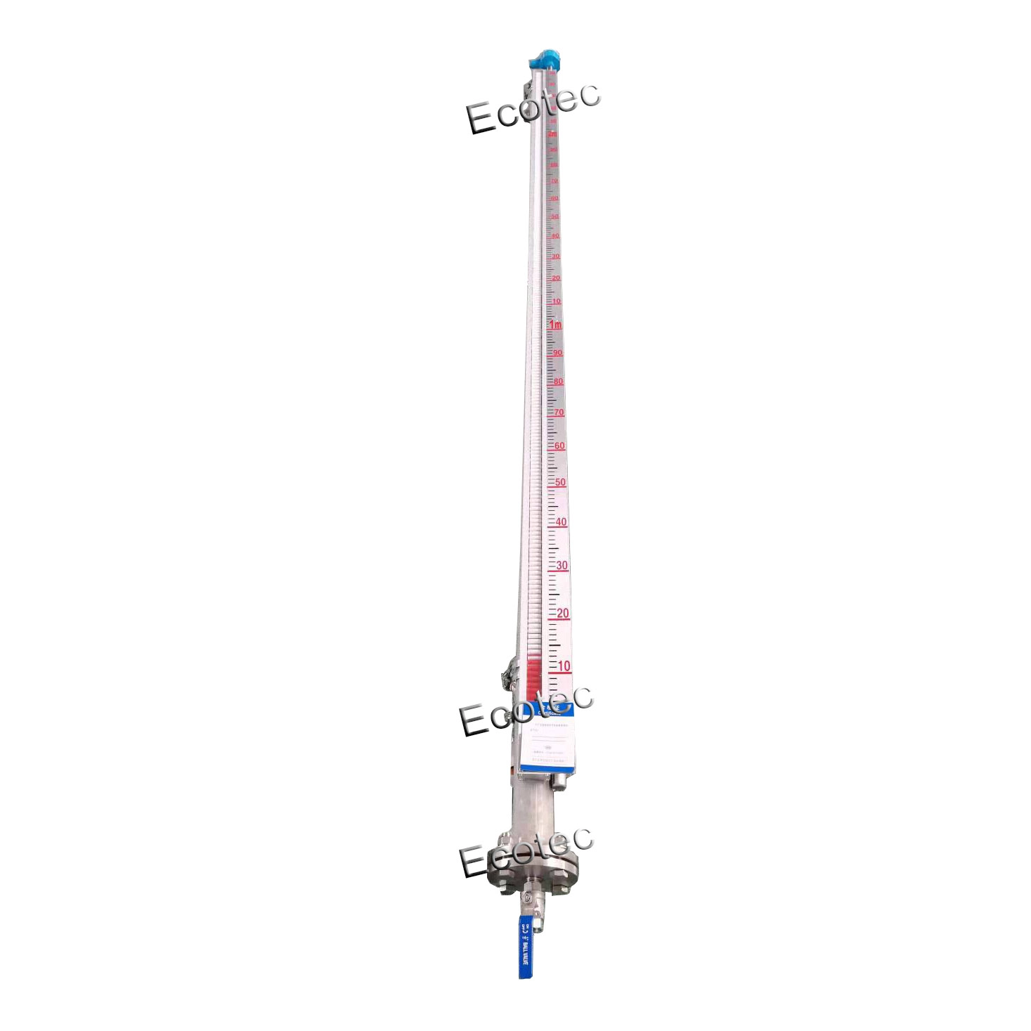 Ecotec 2.5 میٹر ایل پی جی میگنیٹک لیول گیج فلوٹ اور لیول گیج گلاس
