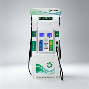 موزع الوقود Ecotec مع آلة النقود المعدنية، فوهتين، محطة بنزين، آلة بيع الوقود، موزع الغاز
