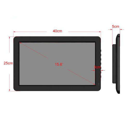 Ecotec Tablet PC de se&ntilde;alizaci&oacute;n digital con reproductor multimedia y pantalla t&aacute;ctil de 15 pulgadas