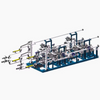 Ecotec – raffineries de p&eacute;trole GNL, d&eacute;rapage de chargement intelligent mont&eacute; avec bras de chargement, contr&ocirc;leur de lots, vanne de commande pour Station-service