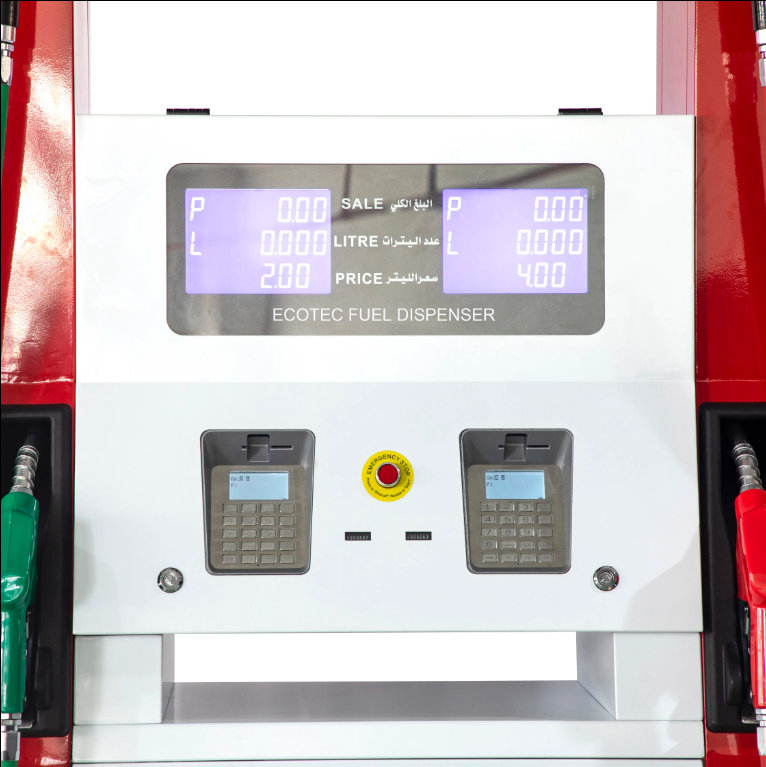 Ecotec Fuel Pump Dispenser សម្រាប់ស្ថានីយ៍ប្រេងឥន្ធនៈ Petroleum V224