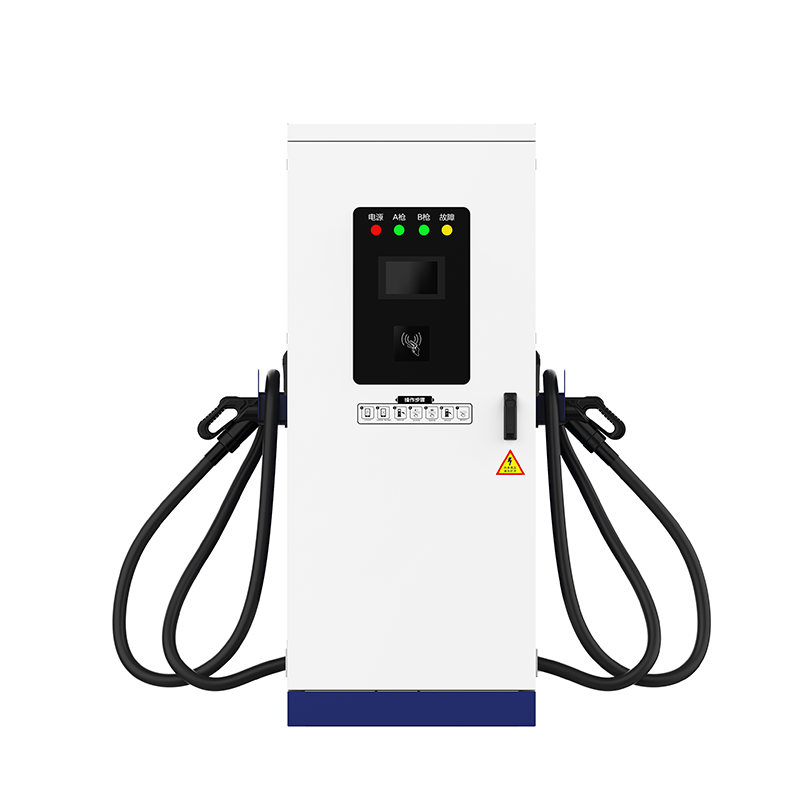 40KW 130A ওয়াল-মাউন্টেড EV DC ফাস্ট চার্জিং স্টেশন ইভি চার্জার CCS CHAdeMO GB/T