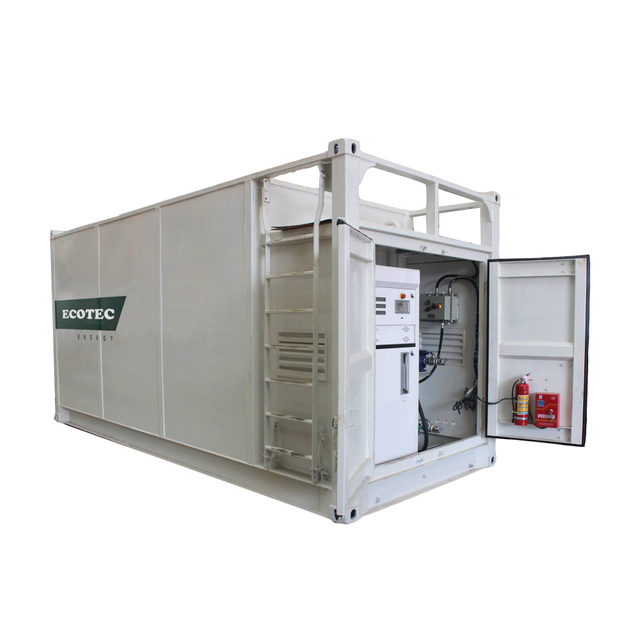 Ecotec 10T مخزن سوخت دو جداره خود باند با پمپ سیار مخزن ذخیره سوخت جایگاه دیزل