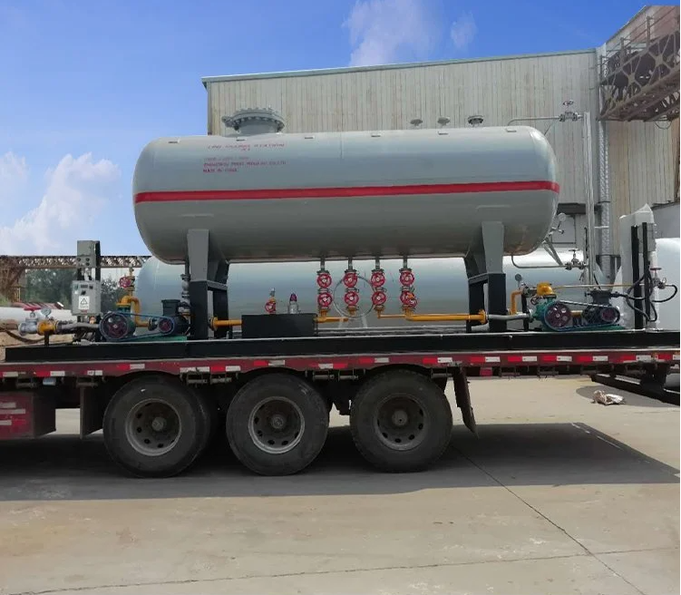 20 ton 40 kubieke meter VPG-opgaartenk Vloeibare Petroleum Gas Tenk VPG-stasie