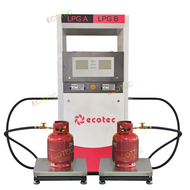 Otomatik LPG Gaz Dolum Kantarları &ccedil;ift nozul 