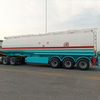 Trela ​​ya Tangi la Mafuta ya Alumini ya Chuma cha pua 3 Axle 4 Compartment Dizeli Lori la Tengi la Mafuta ya Petroli