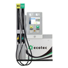 Distribuidor de combust&iacute;vel de quatro bicos Ecotec com TV de m&iacute;dia de duas unidades para posto de gasolina FD244