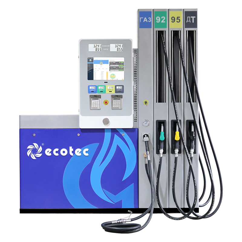 V&yacute;dejn&iacute;k paliva Ecotec 10 s tryskami V&yacute;dejn&iacute;k plynu pracuj&iacute;c&iacute; se syst&eacute;mem Fuelplus pro čerpac&iacute; stanici