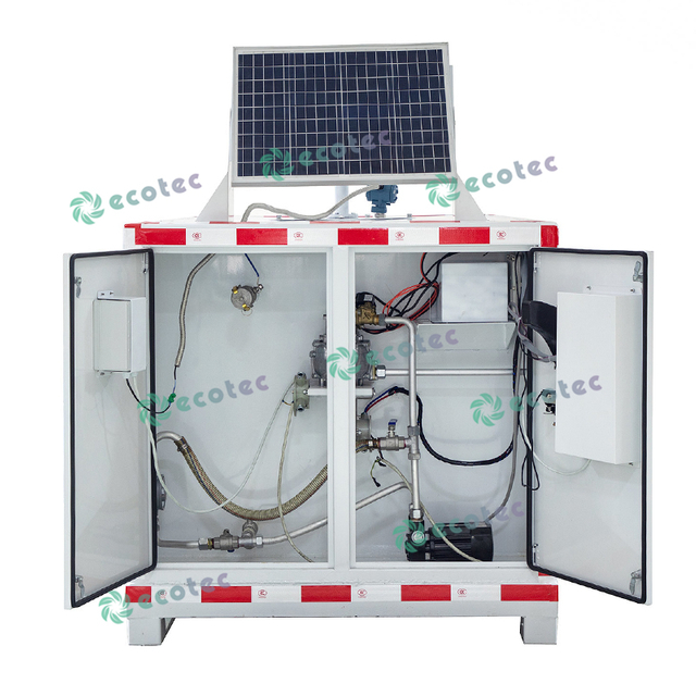 1000L minibr&auml;nslestation med solpanel