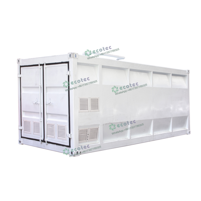 جایگاه کانتینر باک بنزین Ecotec 60000L با دو نازل پمپ بنزین برای فروش