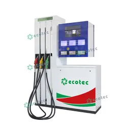 Ecotec FC366 จอแสดงผล LCD ตู้จ่ายน้ำมันหัวฉีดเดี่ยวและคู่ Max 8 แบบกำหนดเองสำหรับขาย