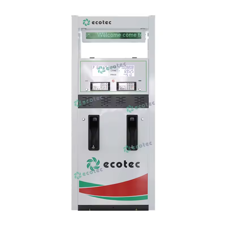 Ecotec E244 گیسولین فیول پمپ ڈسپنسر گیس اسٹیشن فیول ڈسپنسر مشین ایل ای ڈی لائٹ کے ساتھ