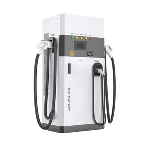 142kW DC AC कम्पोजिट चार्जिंग पाइल एक CCS2 DC प्लग 60kW एक चैडेमो DC प्लग 60kW और एक टाइप 2 AC प्लग 22kW के साथ