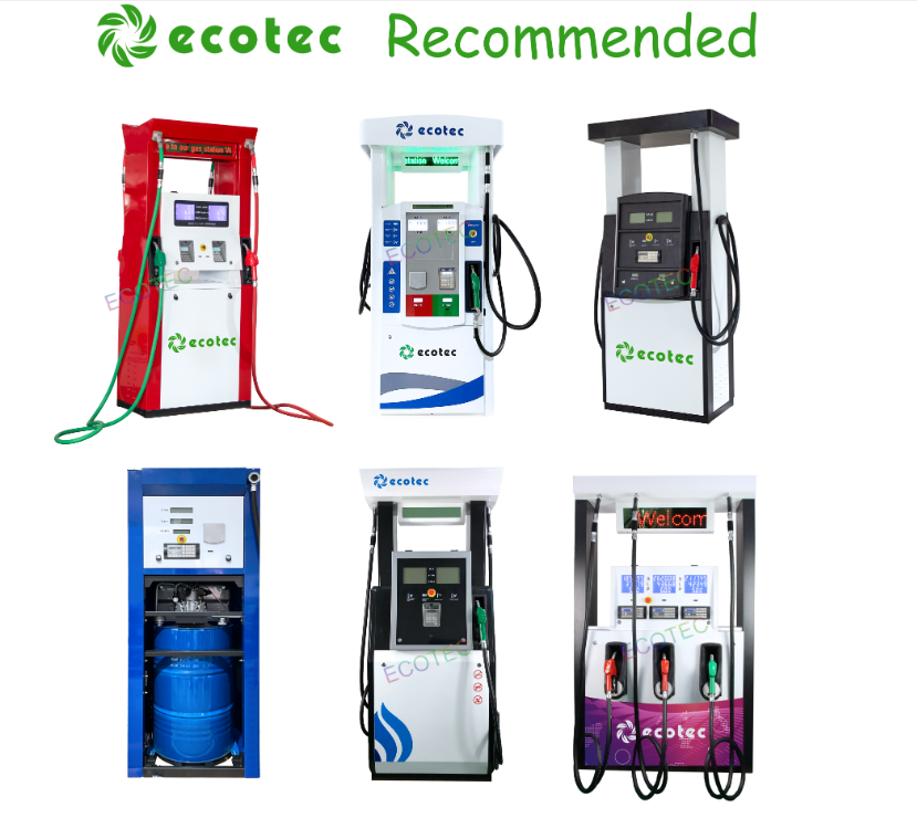 Ecotec dompelbare tipe brandstofdispenser met 2 spuitpunte vir brandstofstasie